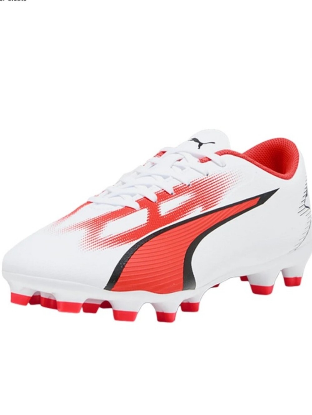 Puma Ultra Play 107423-01 White Fire Orchid FG/AG Soccer Cleats